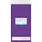54" x 84" Purple Plastic Table Cover